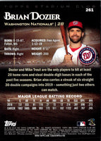 2019 Stadium Club Brian Dozier #261