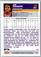 2003 Topps Collection Joe Johnson #137
