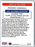 1992 Proset Phoenix Cardinals #371