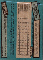 1985 Topps Hostess Atlanta Braves Rafael Ramirez #20