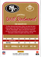 2016 Donruss Optic Will Redmond #147 Rookie