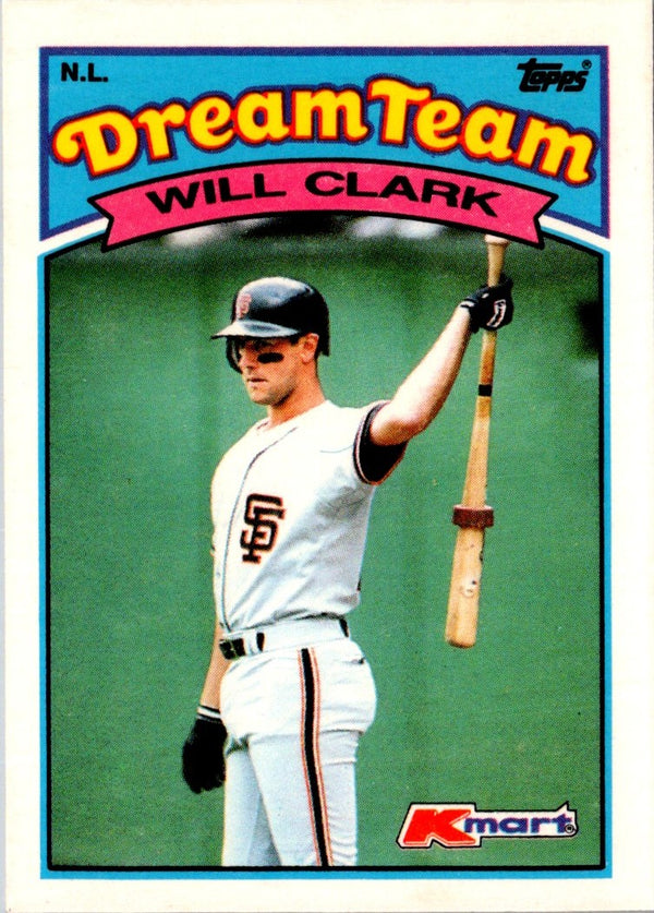 1989 Topps Kmart Dream Team Will Clark #23