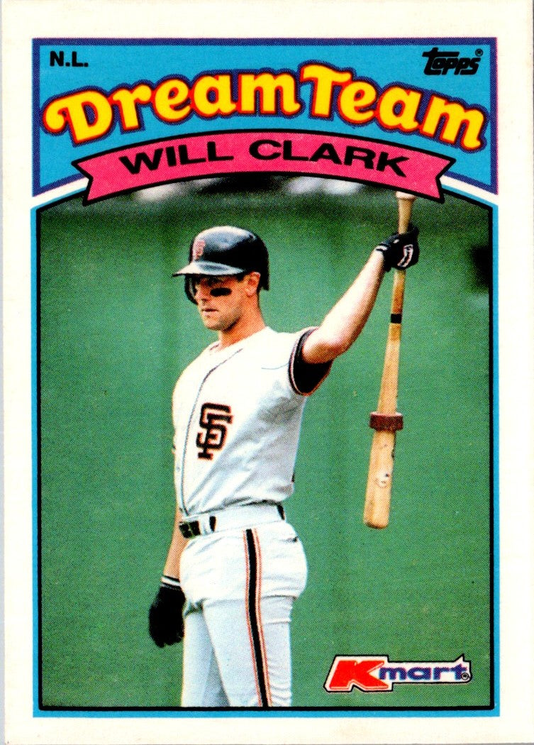 1989 Topps Kmart Dream Team Will Clark