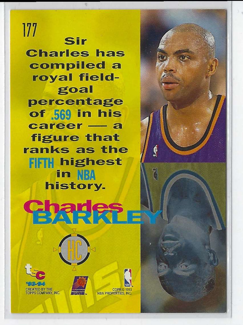 1993 Stadium Club First Day Issue Charles Barkley