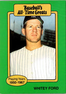 1987 Hygrade All-Time Greats Whitey Ford