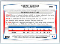 2014 Bowman Austin Wright #BP80