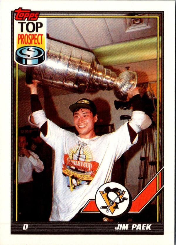 1991 Topps Jim Paek #437 Rookie