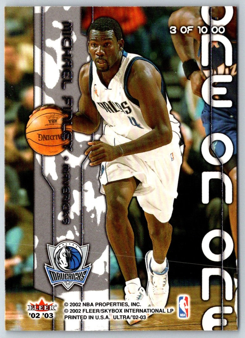 2002 Ultra One on Chris Webber/Michael Finley