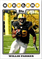 2008 Topps Kickoff Willie Parker #58