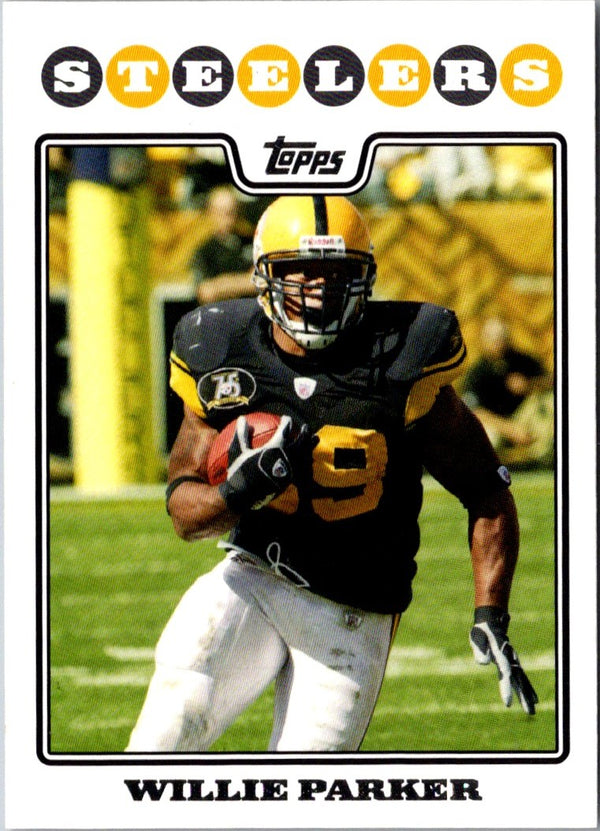 2008 Topps Kickoff Willie Parker #58