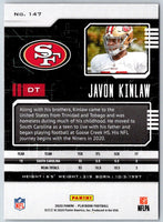 2020 Panini Phoenix Javon Kinlaw #147 Rookie