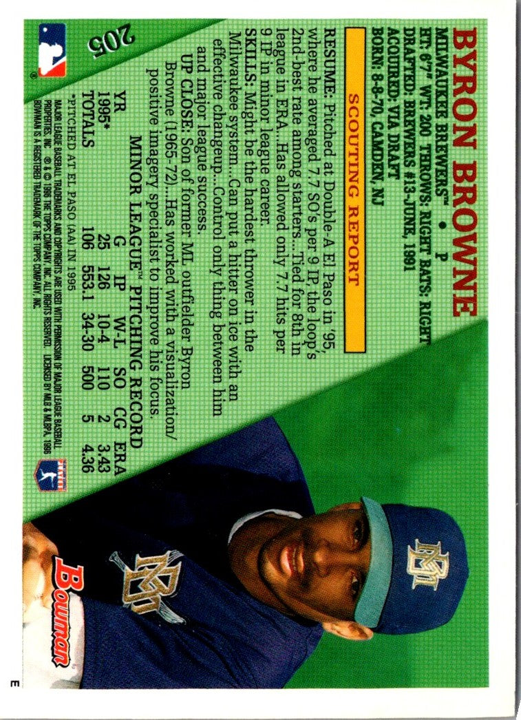 1996 Bowman Byron Browne