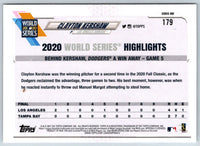 2021 Topps Clayton Kershaw #179