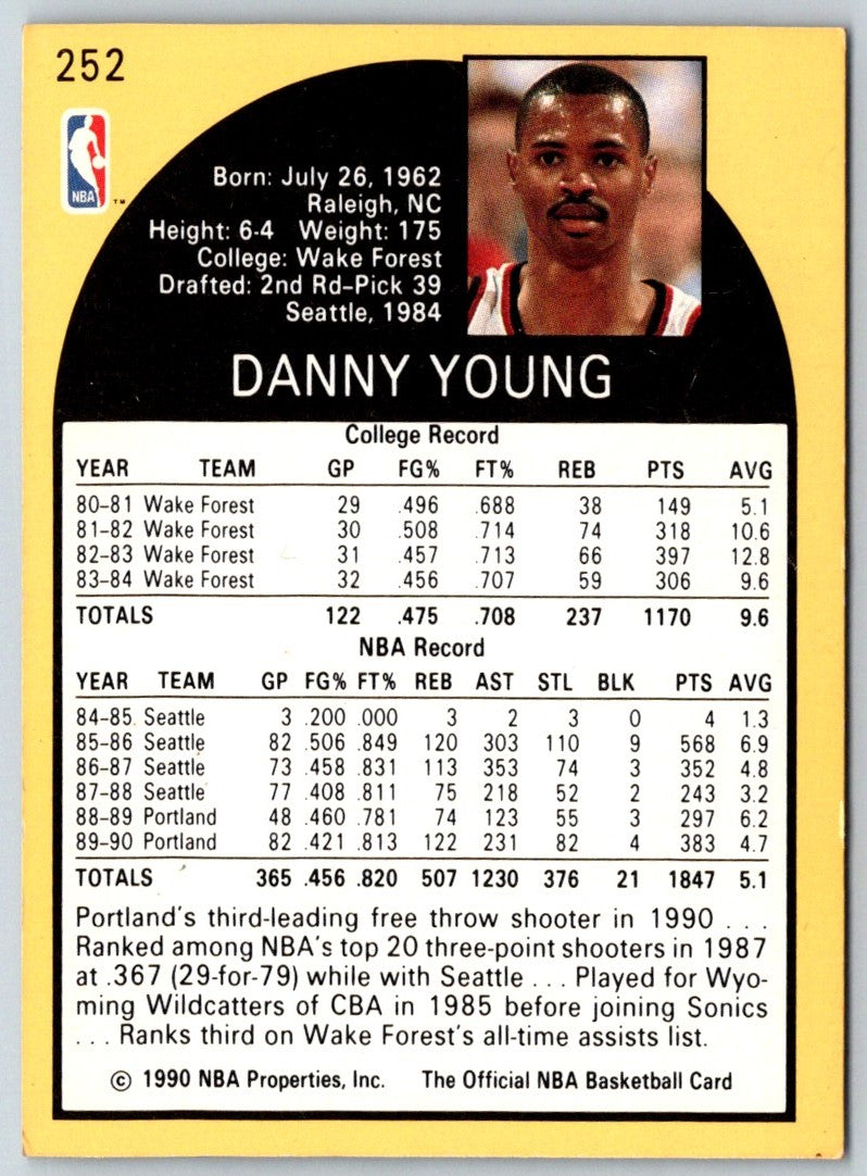 1990 Hoops Danny Young