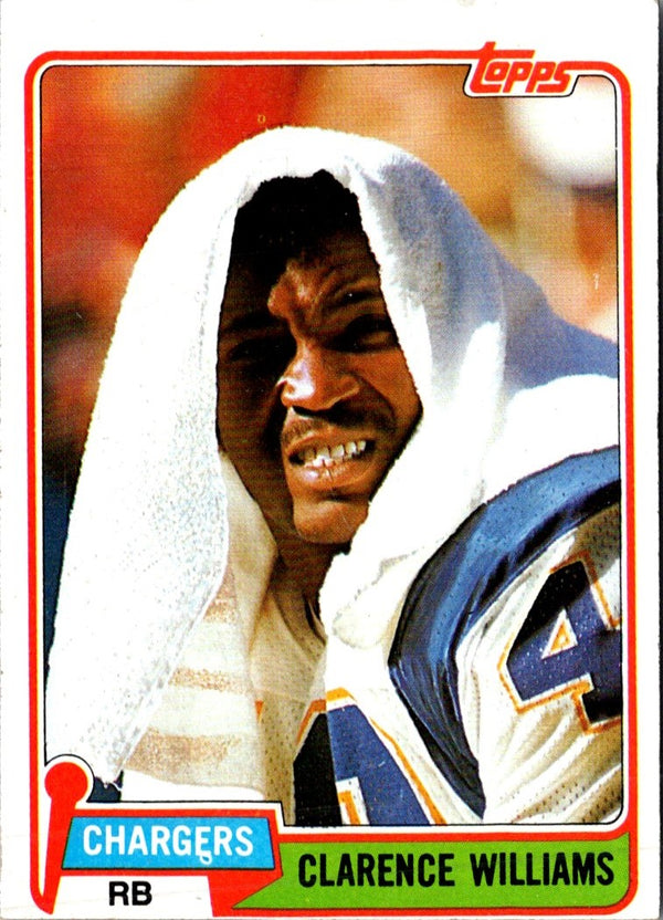 1981 Topps Clarence Williams #509