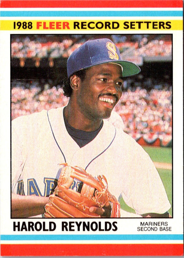 1988 Fleer Record Setters Harold Reynolds #31