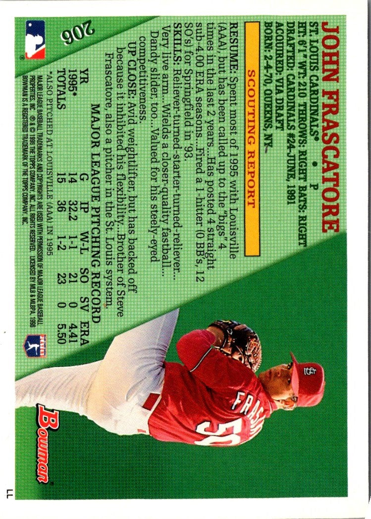 1996 Bowman John Frascatore