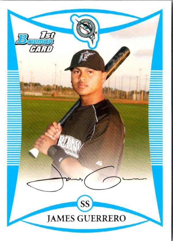 2008 Bowman Prospects James Guerrero #BP80