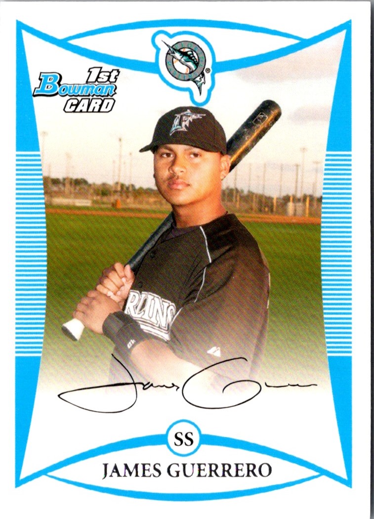 2008 Bowman Prospects James Guerrero