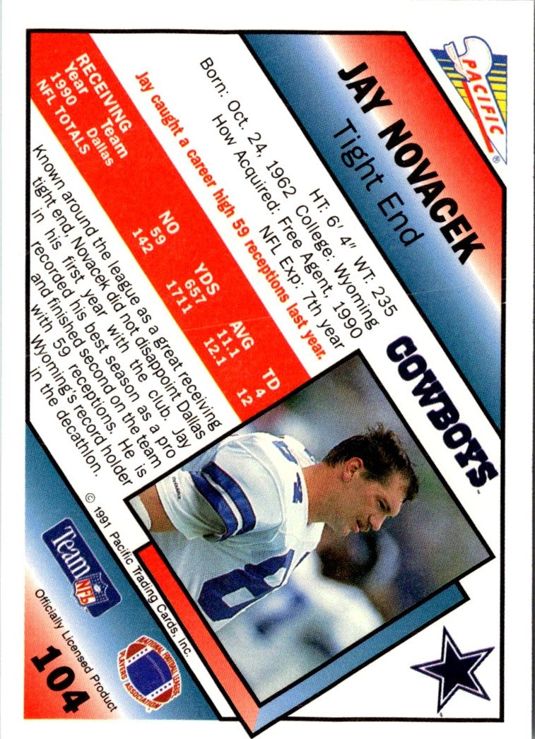 1991 Pacific Jay Novacek