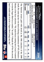 2009 Topps Jerod Mayo #254