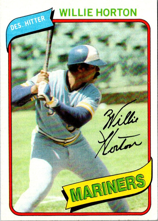 1980 Topps Willie Horton #532