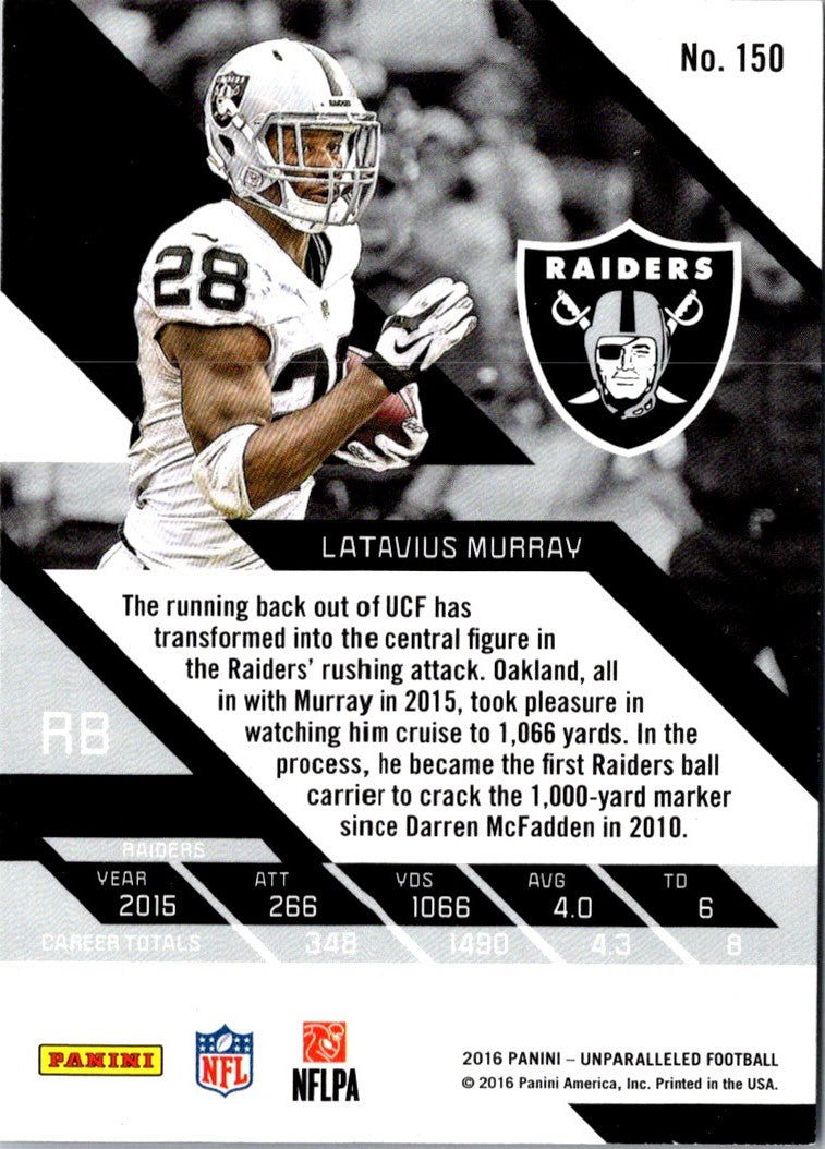 2016 Panini Unparalleled Latavius Murray