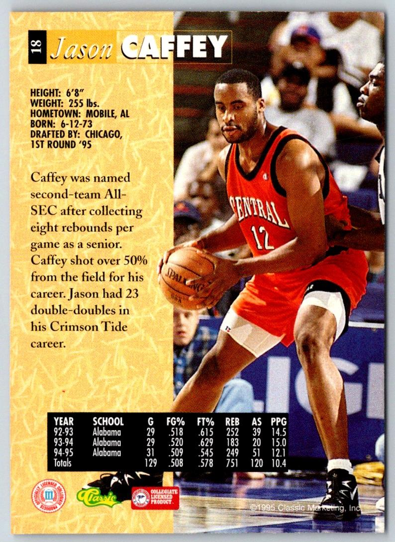 1995 Classic Jason Caffey