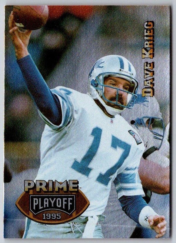 1995 Playoff Prime Dave Krieg #170