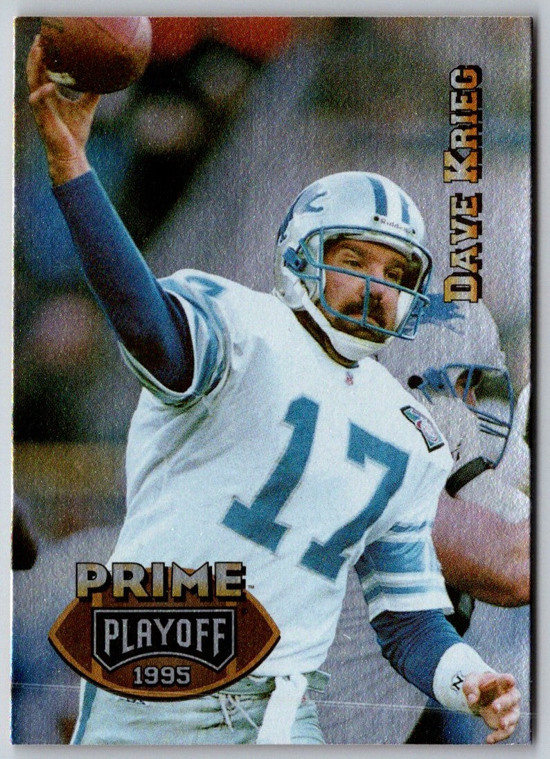 1995 Playoff Prime Dave Krieg