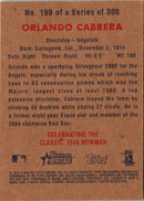 2006 Bowman Heritage Orlando Cabrera