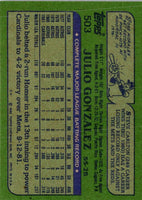 1982 Topps Julio Gonzalez #503