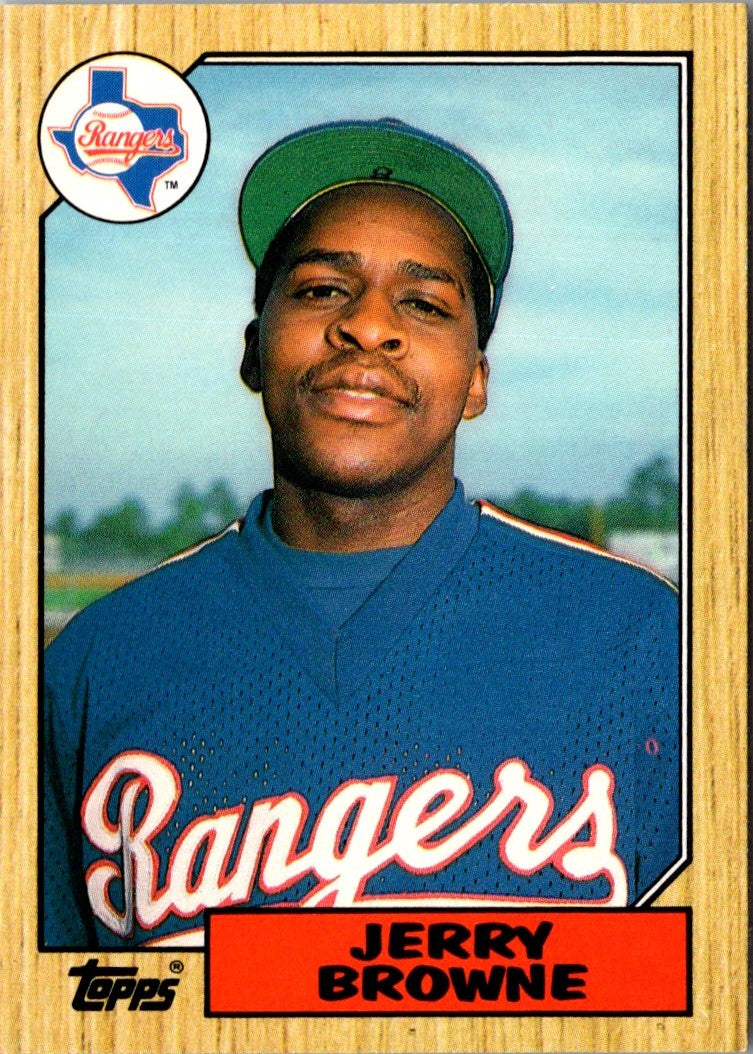 1987 Topps Traded Jerry Browne