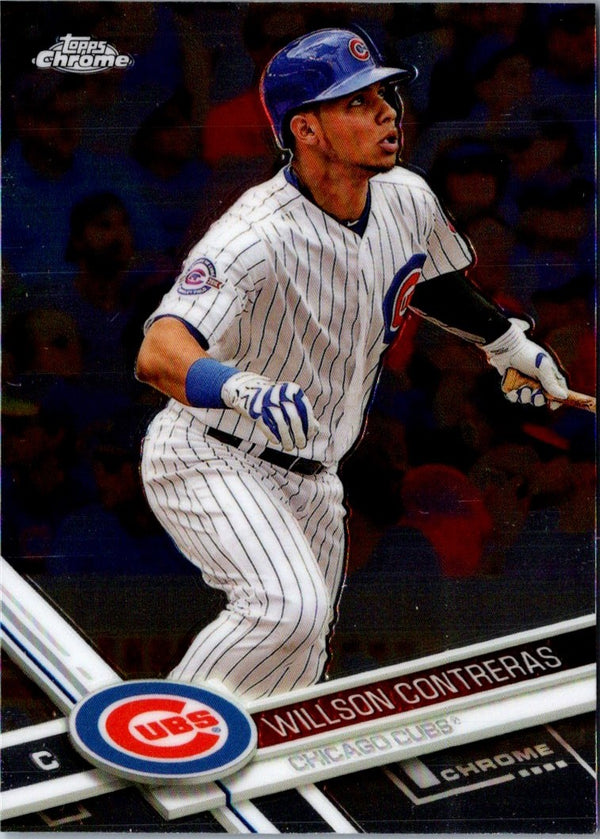 2017 Topps Chrome Willson Contreras #55