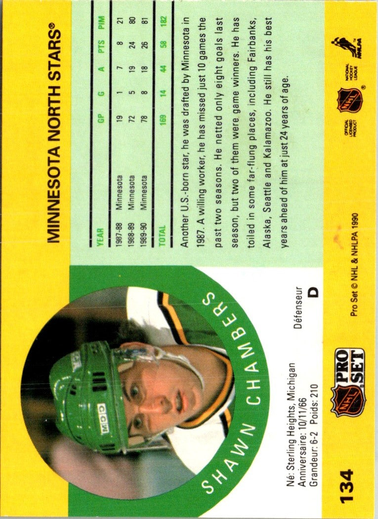 1990 Pro Set Shawn Chambers