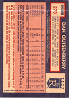 1984 O-Pee-Chee Dan Quisenberry #273