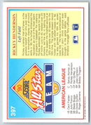 1991 Score Rickey Henderson