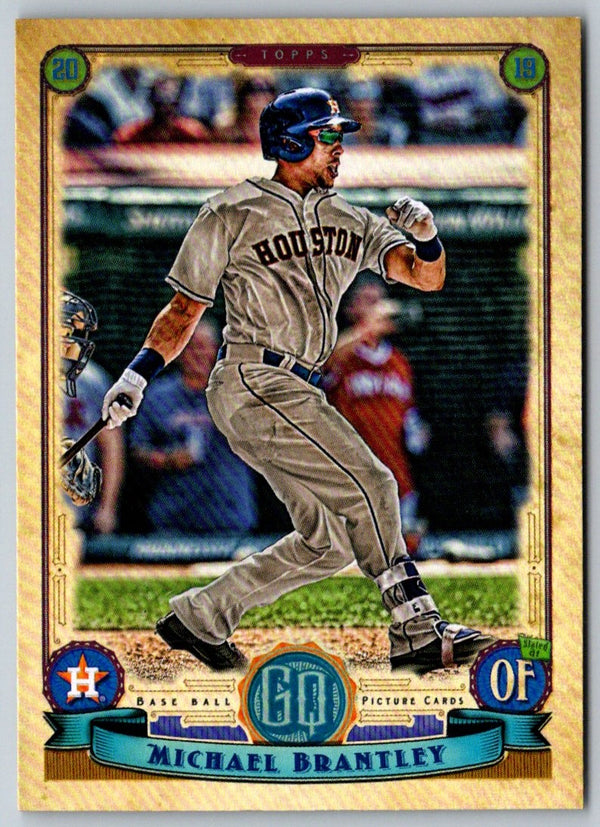 2019 Topps Gypsy Queen GQ Logo Swap Michael Brantley #54