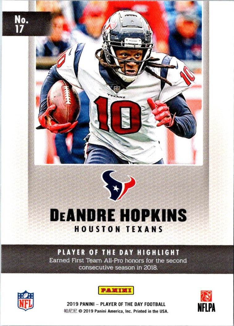 2019 Panini Phoenix Catching Fire DeAndre Hopkins