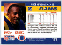 1990 Pro Set Vince Newsome #171