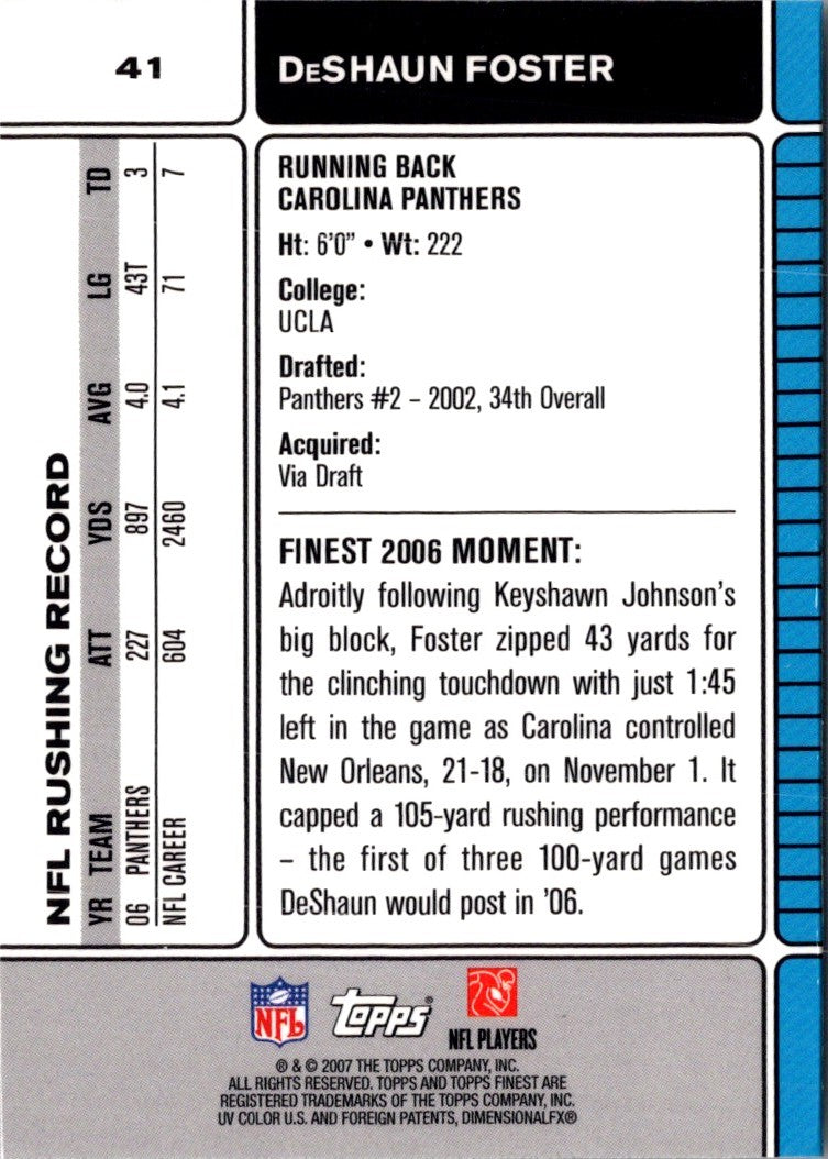 2007 Finest DeShaun Foster