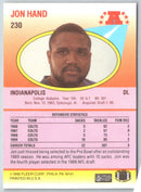 1990 Fleer Jon Hand