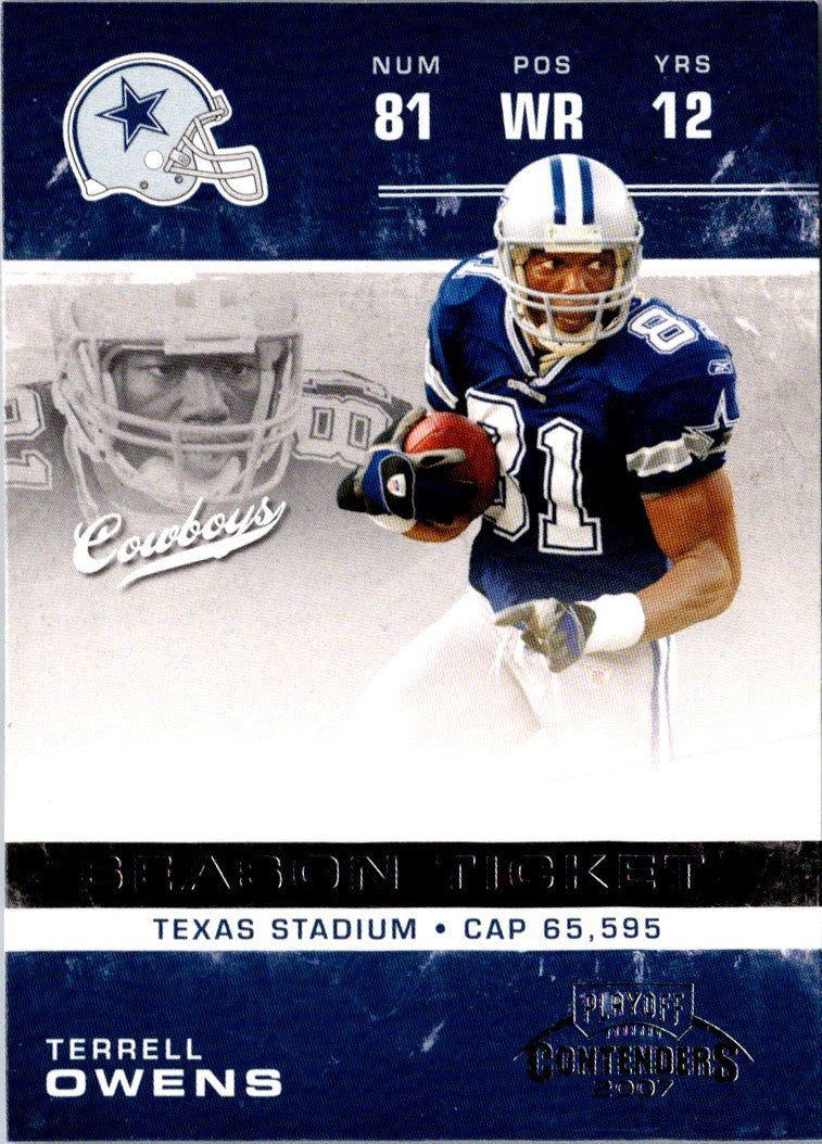 2007 Playoff Contenders Terrell Owens