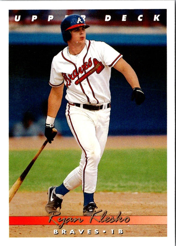 1993 Upper Deck Ryan Klesko #376