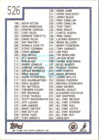 1992 Topps Checklist 2 #526