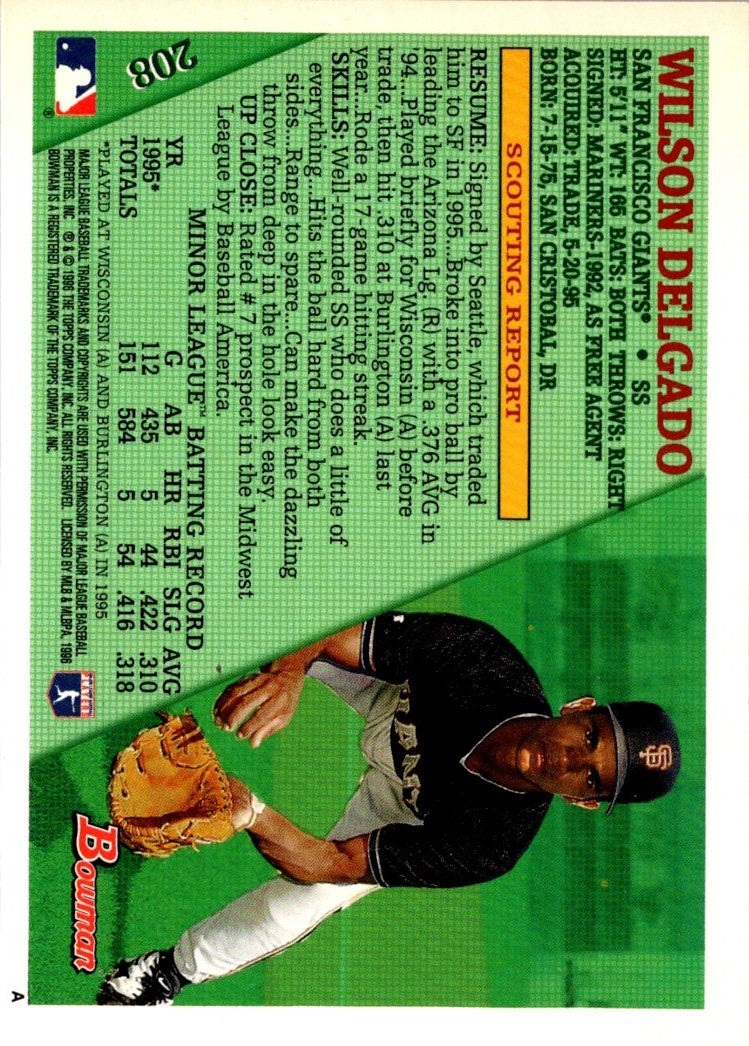 1996 Bowman Wilson Delgado