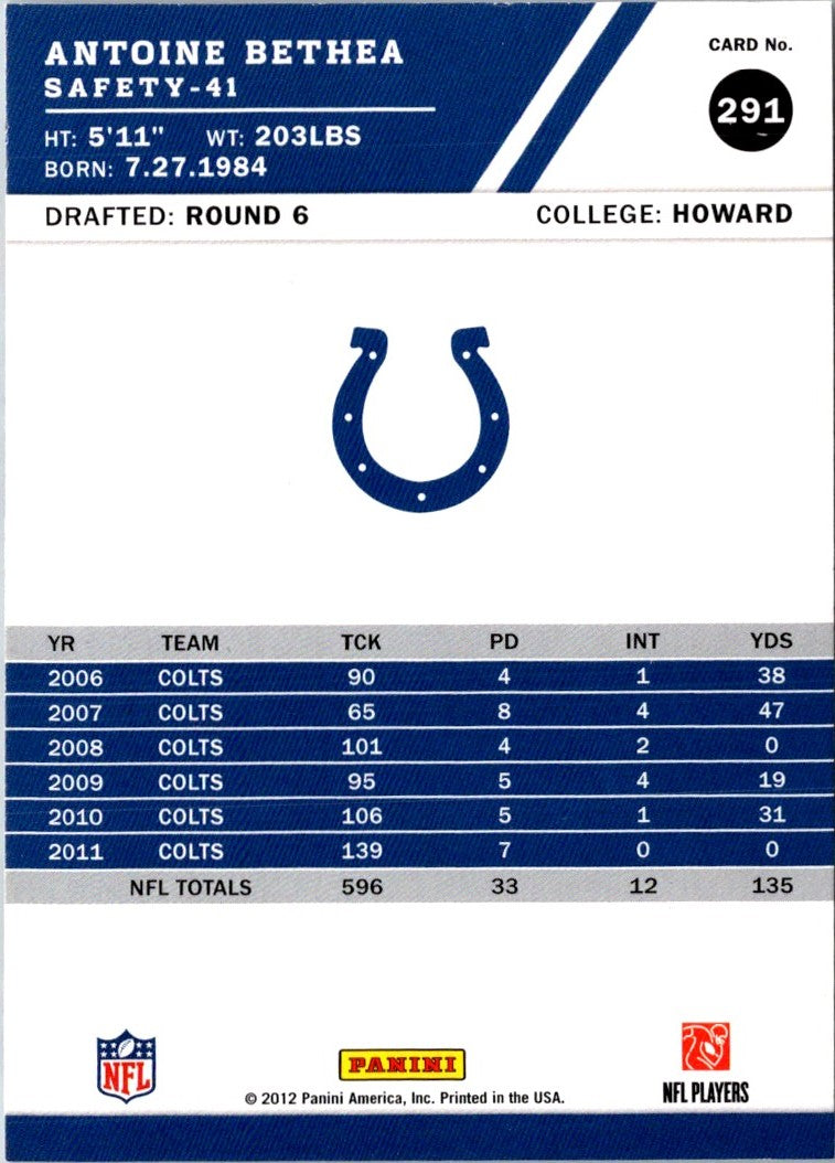 2012 Score Antoine Bethea