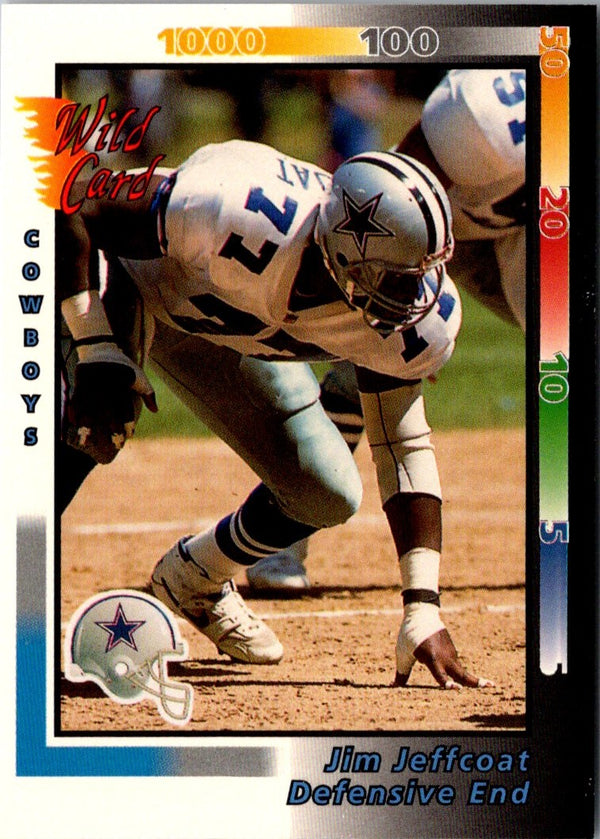 1992 Wild Card Jim Jeffcoat #165