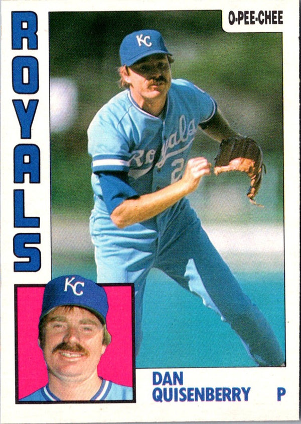 1984 O-Pee-Chee Dan Quisenberry #273