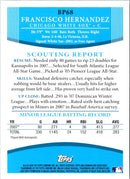 2008 Bowman Prospects Francisco Hernandez